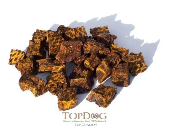 Carne di Agnello essiccata a cubetti per cani 150gr