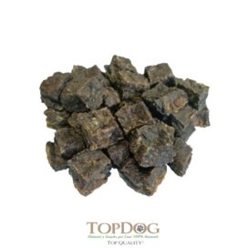 carne di capra per cani a cubetti