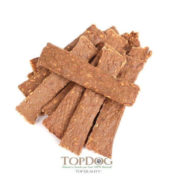 Strisce di Carne essiccata di Oca per cani 100gr