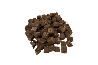 polmone di bovino liofilizzato per cani a cubetti